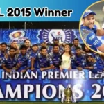 IPL 2015 Winner